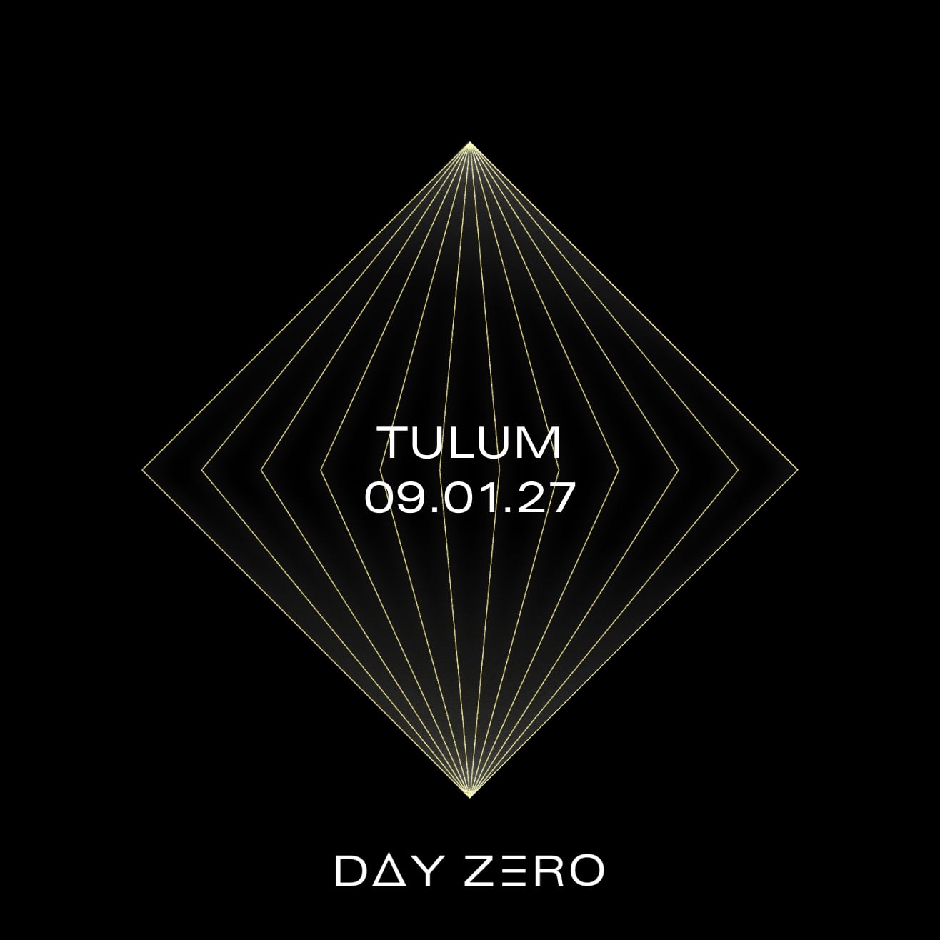 Day Zero Tulum poster
